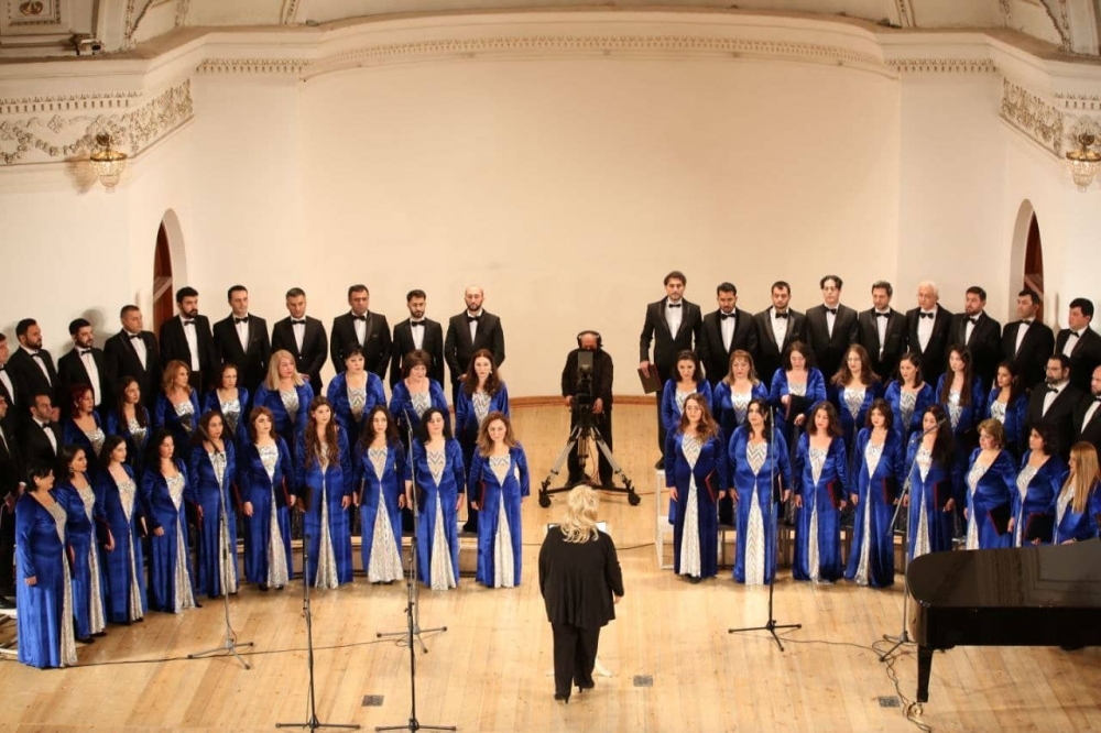 Концертная программа Азербайджанской государственной хоровой капеллы была представлена ​​в рамках II Азербайджанского международного фестиваля вокалистов