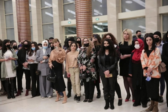 An exhibition of artists dedicated to Youth Day opened at the Heydar Aliyev Palace