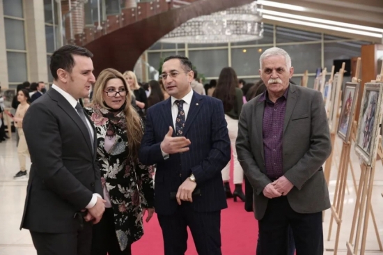 An exhibition of artists dedicated to Youth Day opened at the Heydar Aliyev Palace