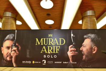 Murad Arifin Heydər Əliyev Sarayında solo konserti baş tutub