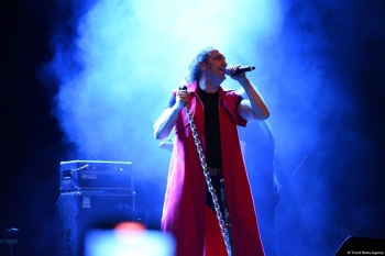 Türkiyəli məşhur müğənni Kıraç Heydər Əliyev Sarayında konsert proqramı ilə çıxış edib.