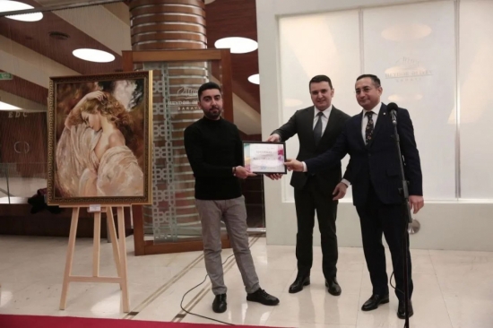 An exhibition of artists dedicated to Youth Day opened at the Heydar Aliyev Palace