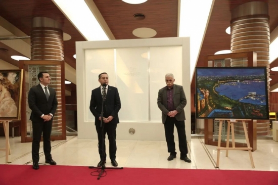 An exhibition of artists dedicated to Youth Day opened at the Heydar Aliyev Palace