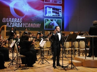 Heydər Əliyev Sarayında “Qarabağ Azərbaycandır!” adlı konsert təşkil olunub