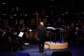 World famous Italian tenor Alessandro Safina in the Heydar Aliyev Palace!