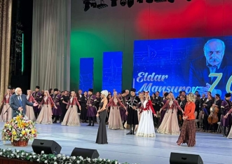 The 70th anniversary of People's Artist Eldar Mansurov took place at the Heydar Aliyev Palace