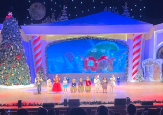 A lively and engaging New Year's festivity tailored for children unfolded at the Heydar Aliyev Palace